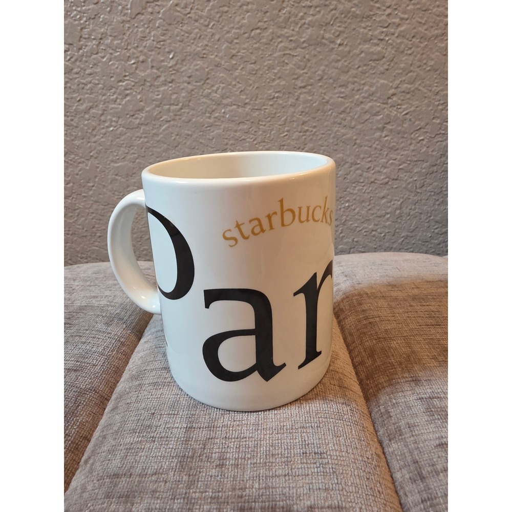 Starbucks City Mug Collector Series Paris 2002 Arc de Triomphe Coffee Cup